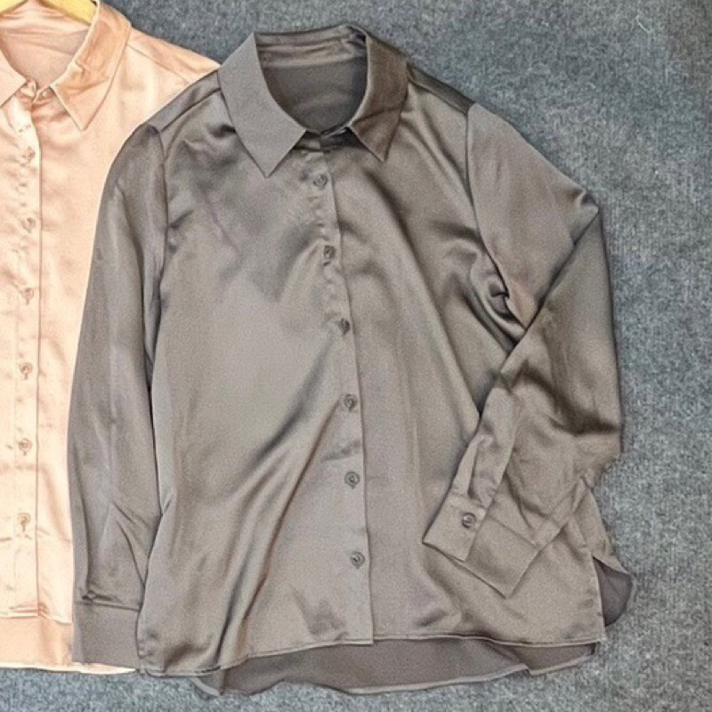 🌼Sale Áo sơ mi lụa xuất Hàn newtag chỉ 119k!!!