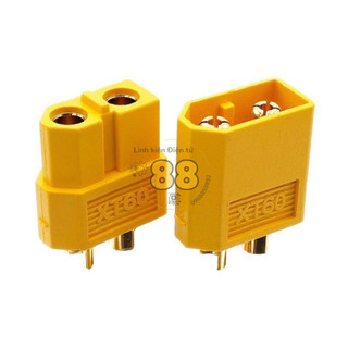 Jack cắm XT60 - Phích nối nguồn điện Xt60 mạ vàng đồng, chịu tải cao