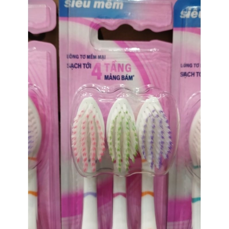 Bàn chải đánh răng P/S bộ 3 cây