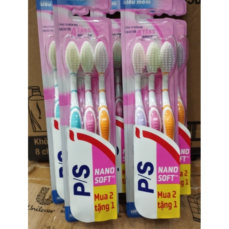 Bàn chải đánh răng P/S bộ 3 cây