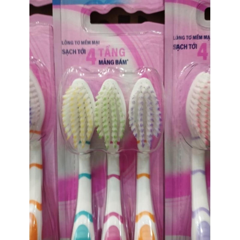 Bàn chải đánh răng P/S bộ 3 cây