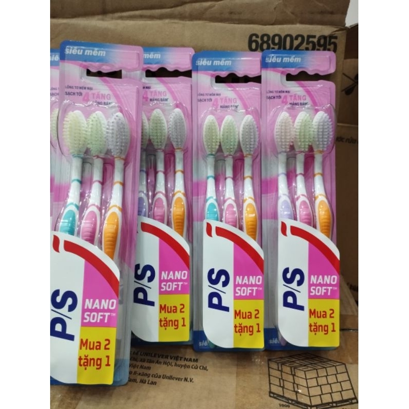 Bàn chải đánh răng P/S bộ 3 cây