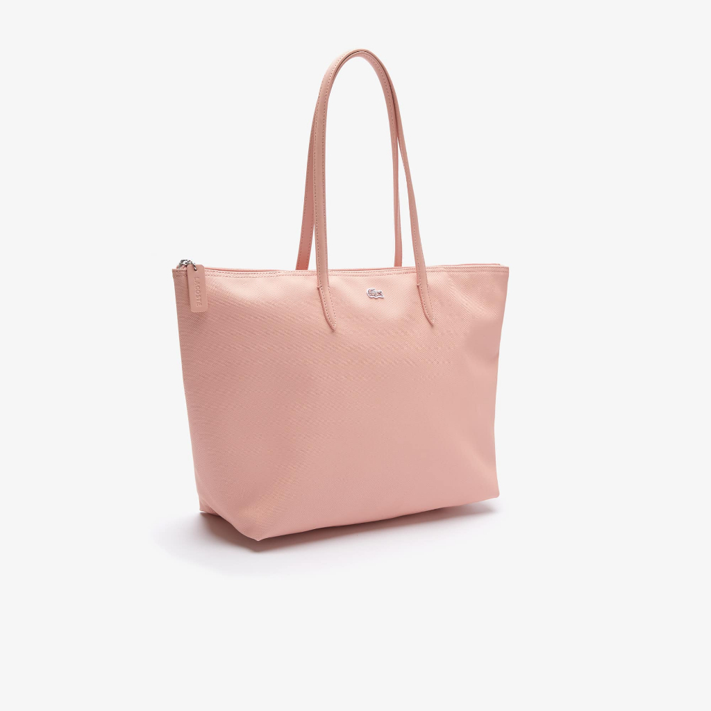 Túi Lacoste Women's L.12.12 Concept Zip Tote Bag - Màu hồng rose