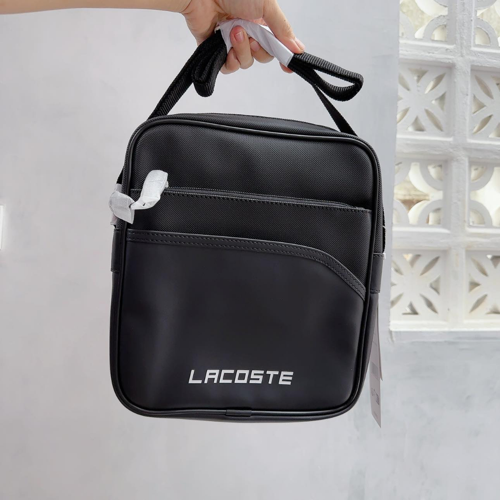 Túi Lacoste Men's Crossover Bag - Màu đen