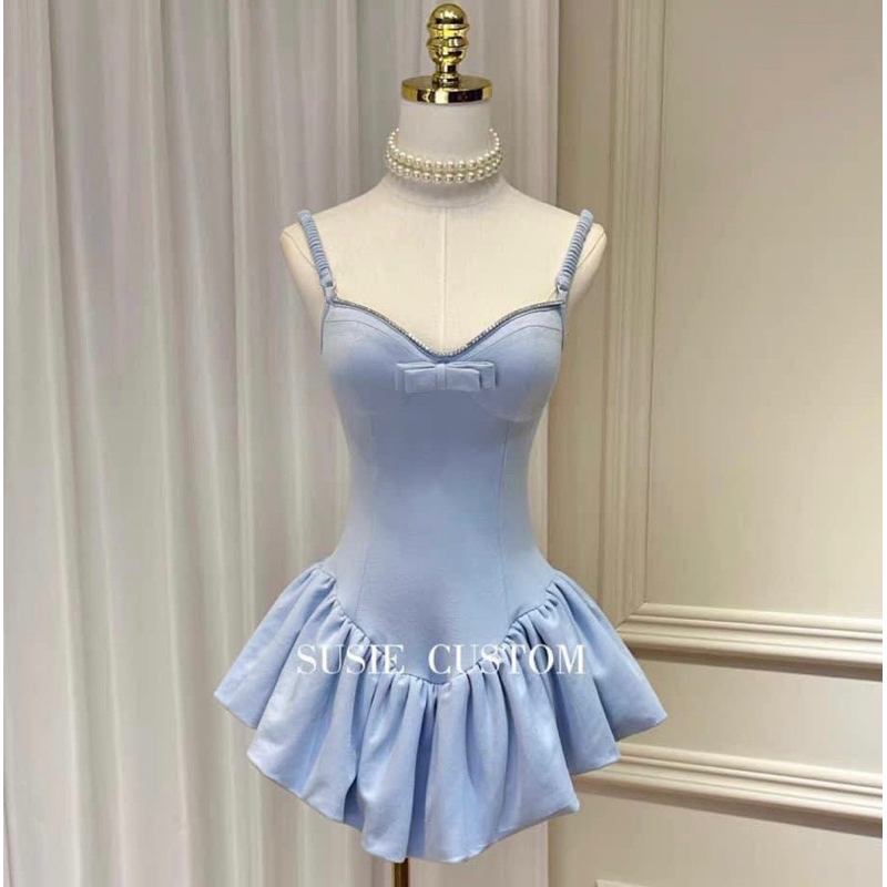 Váy hai dây cúp ngực xoè bồng lolita