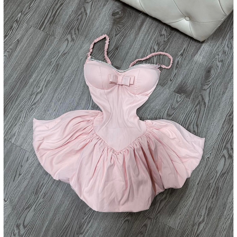 Váy hai dây cúp ngực xoè bồng lolita