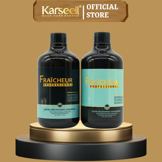Dầu Gội Dầu Xả Fraicheur Dưỡng Sâu Dành Cho Tóc Khô Lão Hoá 500ml*2