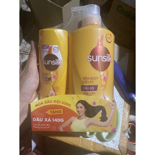 Dầu gội Sunsilk 650g vàng