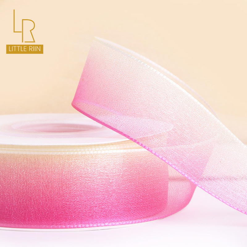 Dây Ruy Băng Voan Pha Màu Độc Lạ, Độc Đáo, Gói Quà, Gói Hộp Bánh, Gói Hoa, Buộc Tóc