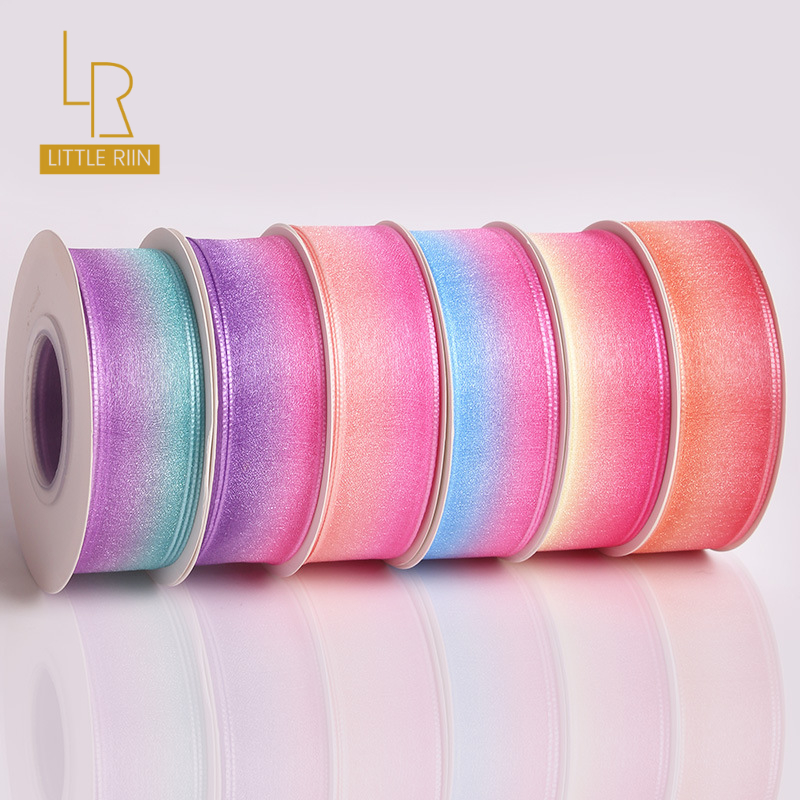 Dây Ruy Băng Voan Pha Màu Độc Lạ, Độc Đáo, Gói Quà, Gói Hộp Bánh, Gói Hoa, Buộc Tóc