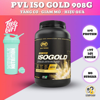 PVL ISO GOLD - SỮA TĂNG CƠ SIÊU TINH KHIẾT - Có thêm probiotic hỗ trợ tiêu hoá và hấp thu tốt hơn