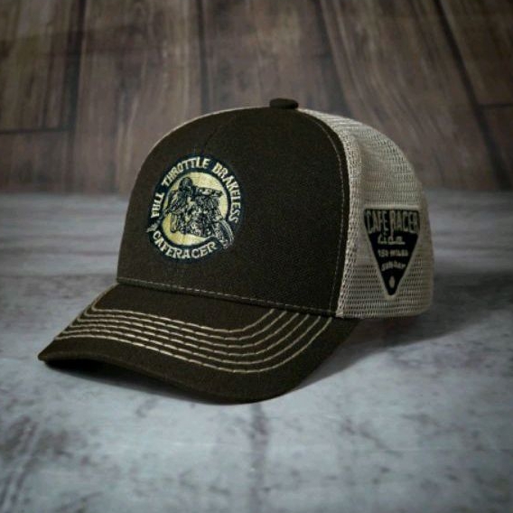 Nón lưới trai lưới Caphe Ra cer Trucker chính hãng cao cấp cho anh em đam mê phượt, mô tô