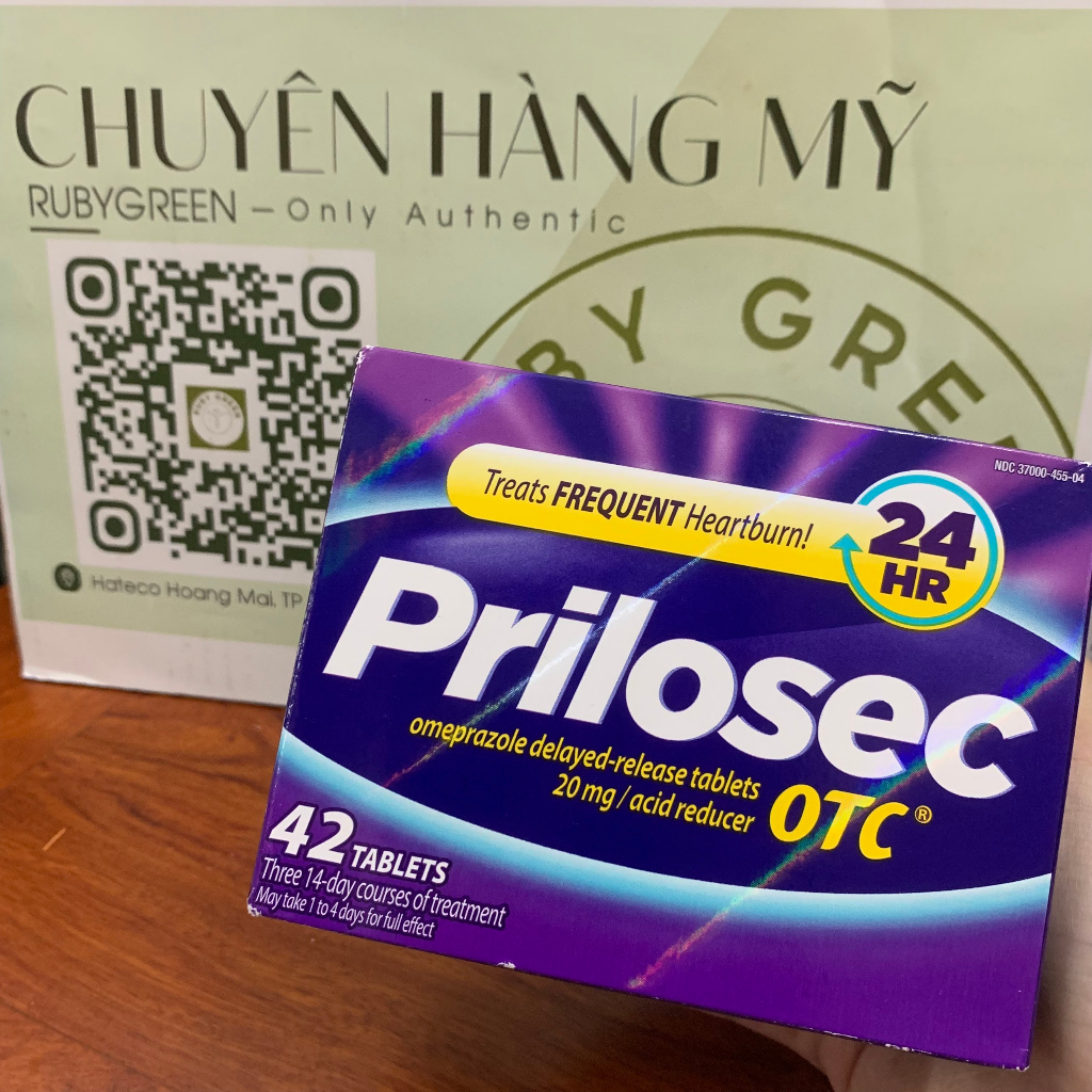 Viên uống Prilôsec_OTC hỗ trợ viêm loét dạ dày 42 viên