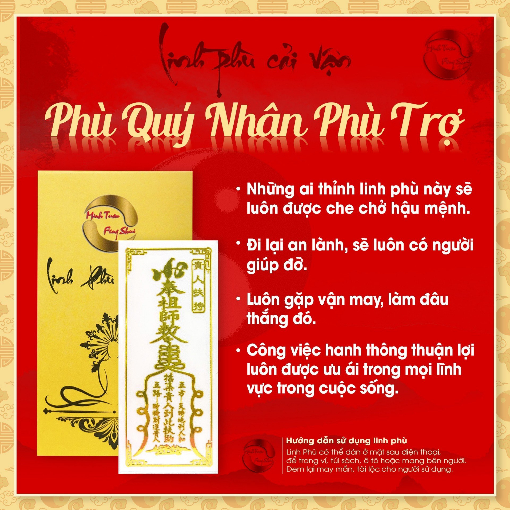 Lá Linh Phù May Mắn Tài Lộc