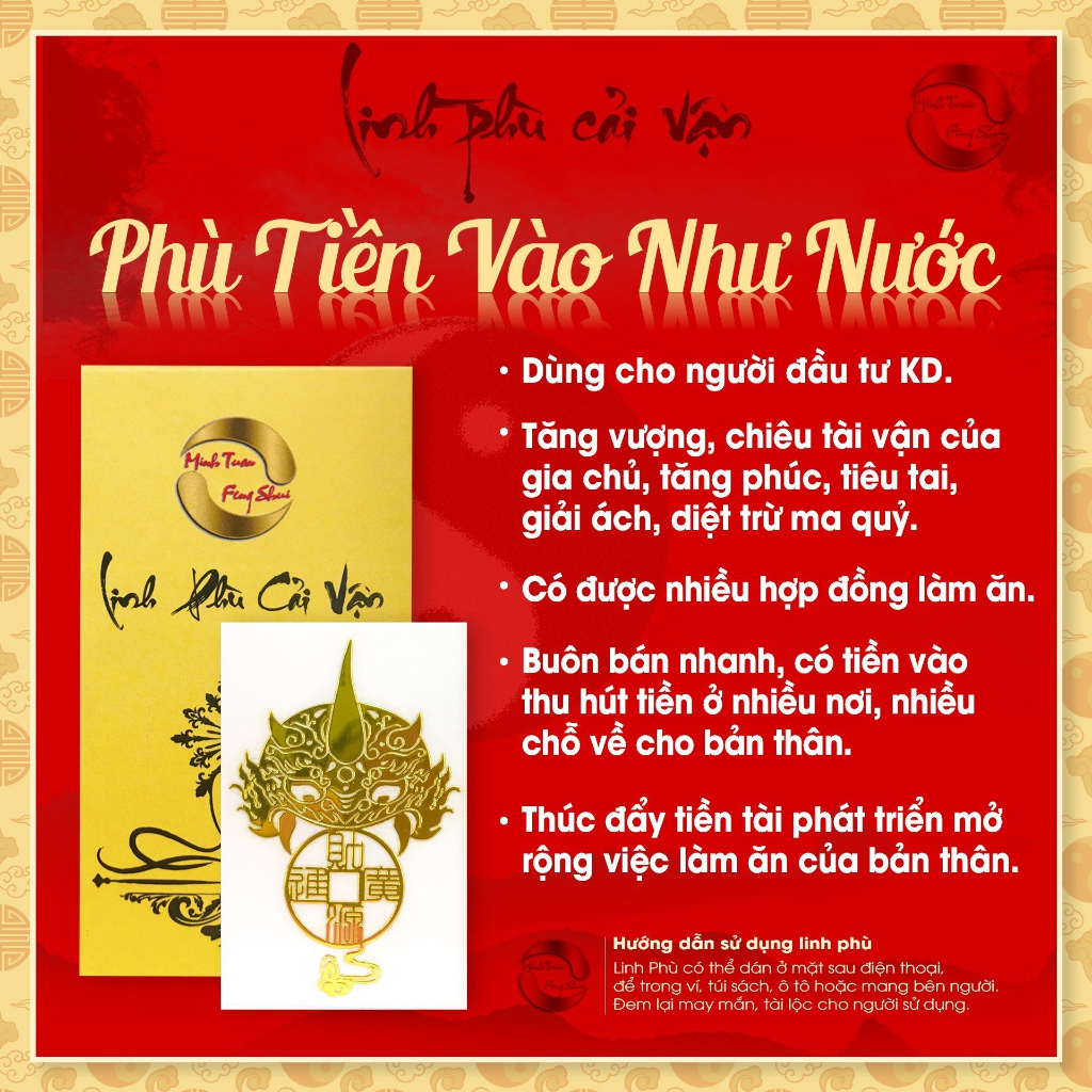 Lá Linh Phù May Mắn Tài Lộc