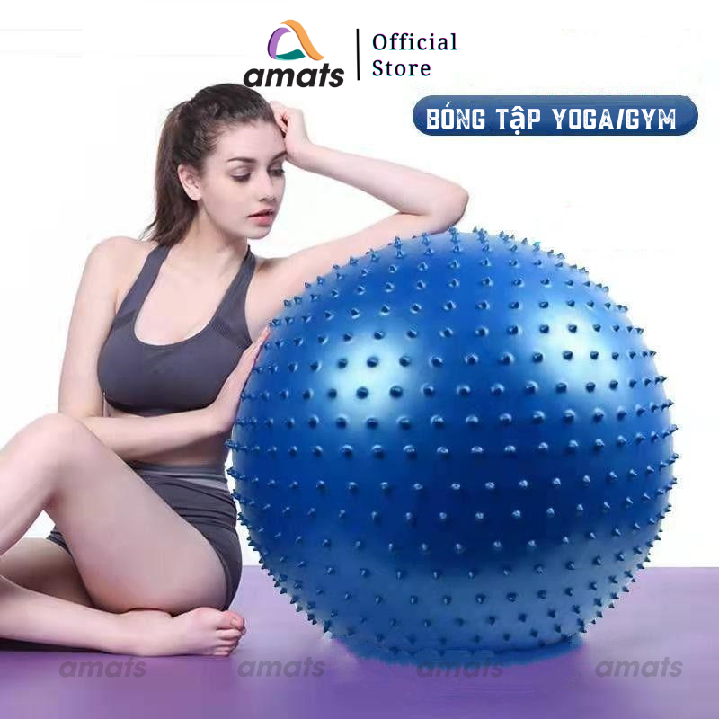 Bóng tập Gym,Yoga Gai 75cm Cao Cấp Dày 2mm Chống Nổ