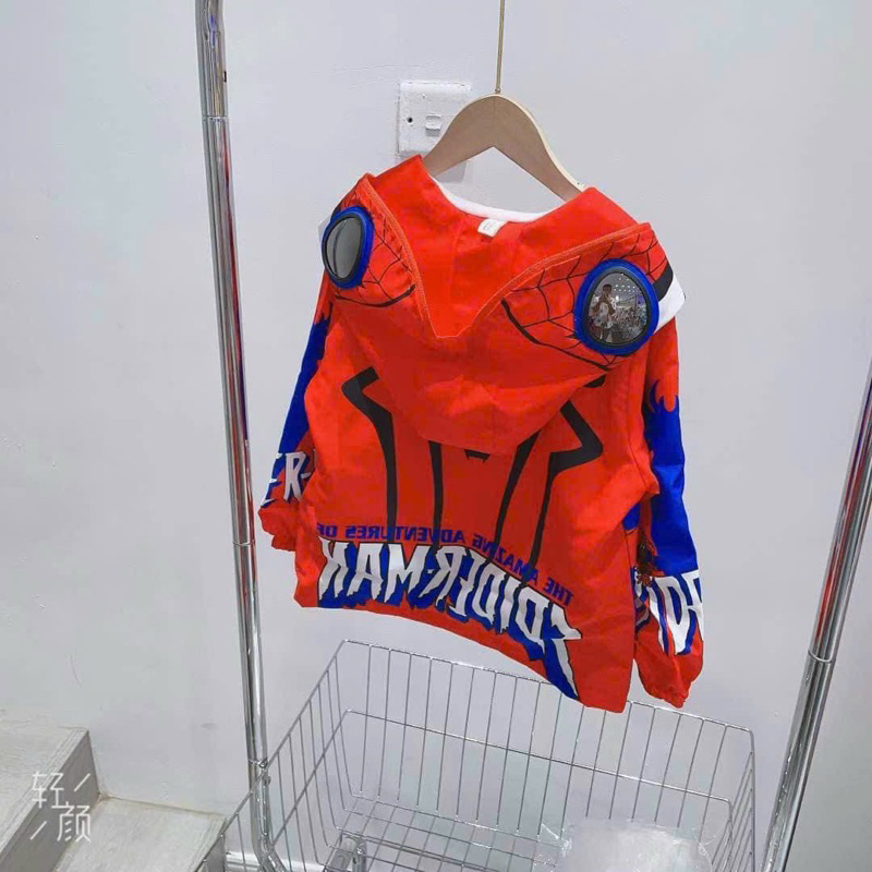 Áo khoác gió siêu nhân hàng Quảng Châu cao cấp cho bé trai