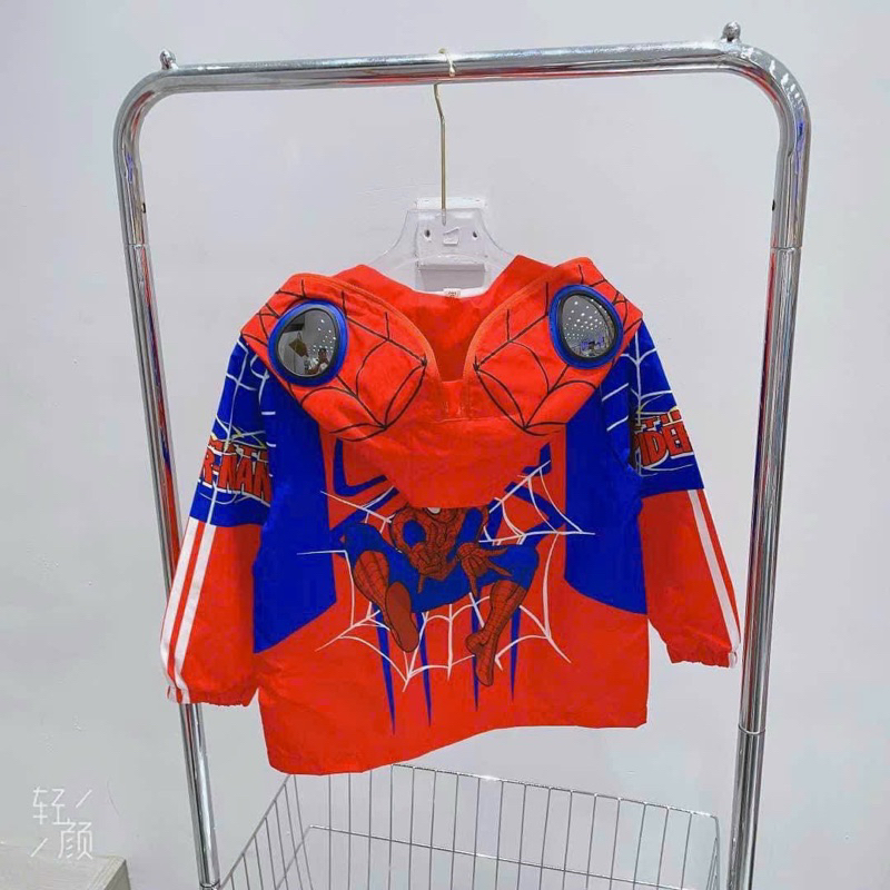 Áo khoác gió siêu nhân hàng Quảng Châu cao cấp cho bé trai