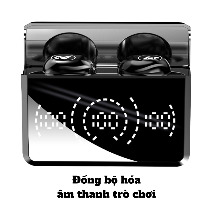 Tai Nghe Nhét Tai M26 Mẫu Mới Bluetooth 5.5, Tích Hợp Micro Đàm Thoại To Rõ, Chống Nước Cao Cấp, Giảm Ồn