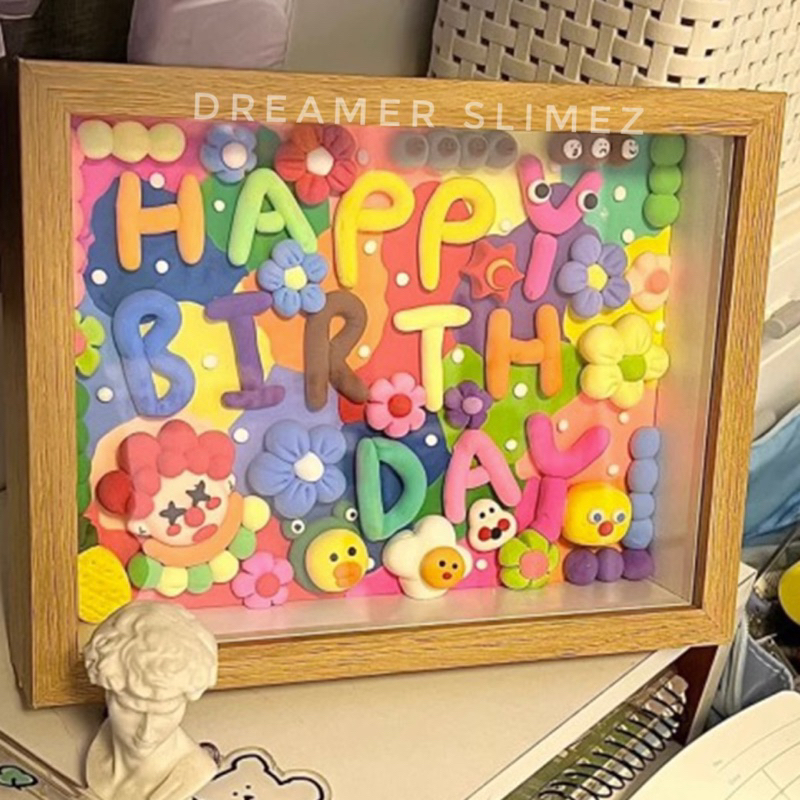 100G ĐẤT SÉT GIẤY TỰ KHÔ | ĐẤT SÉT NHẸ TRẮNG KHÔNG DÍNH |nặn tượng, mô hình chibi, mô hình bánh, nguyên liệu slime, clay