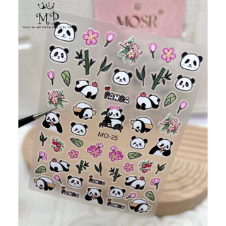 sticker dán móng nổi 5D trang trí móng
