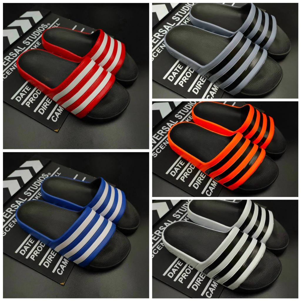 Dép Adidas Đúc, Dép Đúc Nguyên Khối - Dép Siêu Nhẹ,  Chống Nước Đi Siêu Êm Full Size