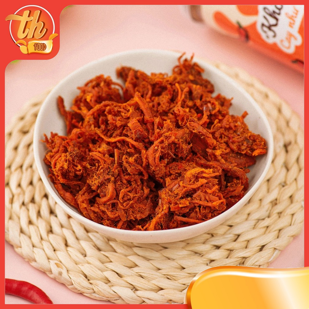 500g Bò Khô Xé Sợi, Bò Khô Xé Cay, Bò Khô Trung Nam Thơm Ngon Đậm Vị