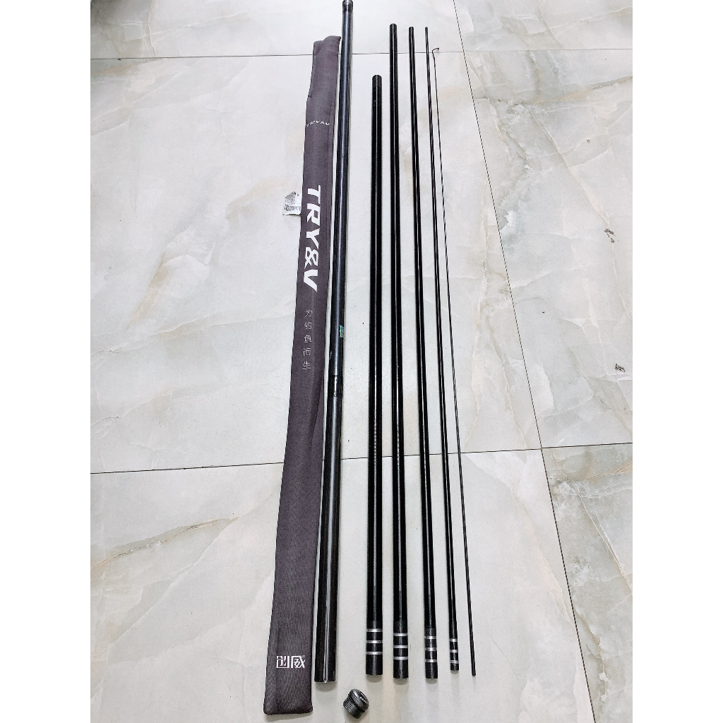 Cần Câu Đài ChuangWei Try & V Phúc Thiên Kiều Mệnh , siêu nhẹ , siêu cứng ,phân bổ lực 28i