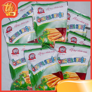 Bim bim ống ma thuật ba anh em food, snack que ống ma thuật