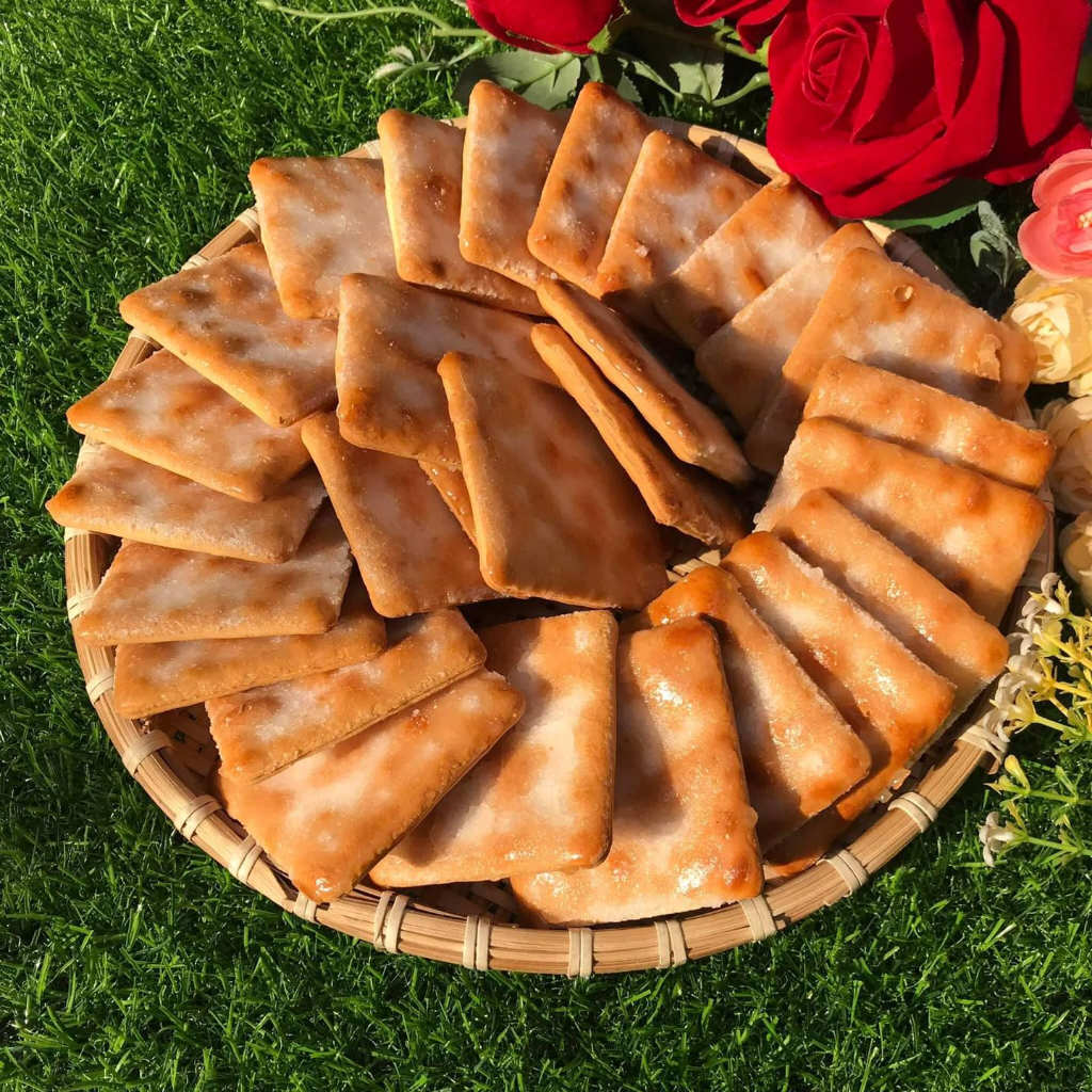 1Kg Bánh lạc đường vuông - bánh tuổi thơ