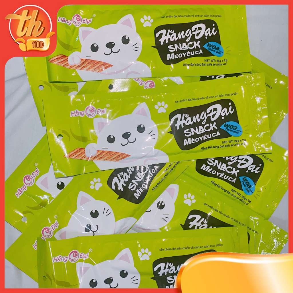 Snack Mèo Yêu Xé Cay Hằng Đại, Bim Bim Cay, Đồ Ăn Vặt Tuổi Thơ