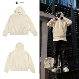 Áo hoodie nam prizon cream basic hoodie