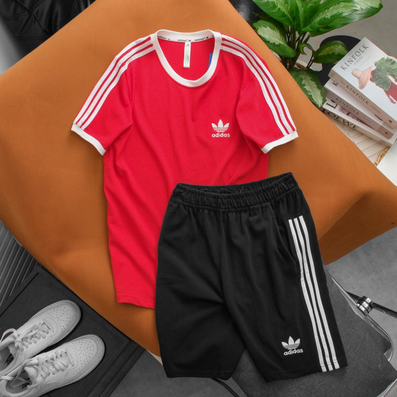 Bộ Quần Áo Thể Thao Nam Nữ Cotton Co Giãn Logo thêu , Siêu Thấm Hút , Nhiều Màu Sắc