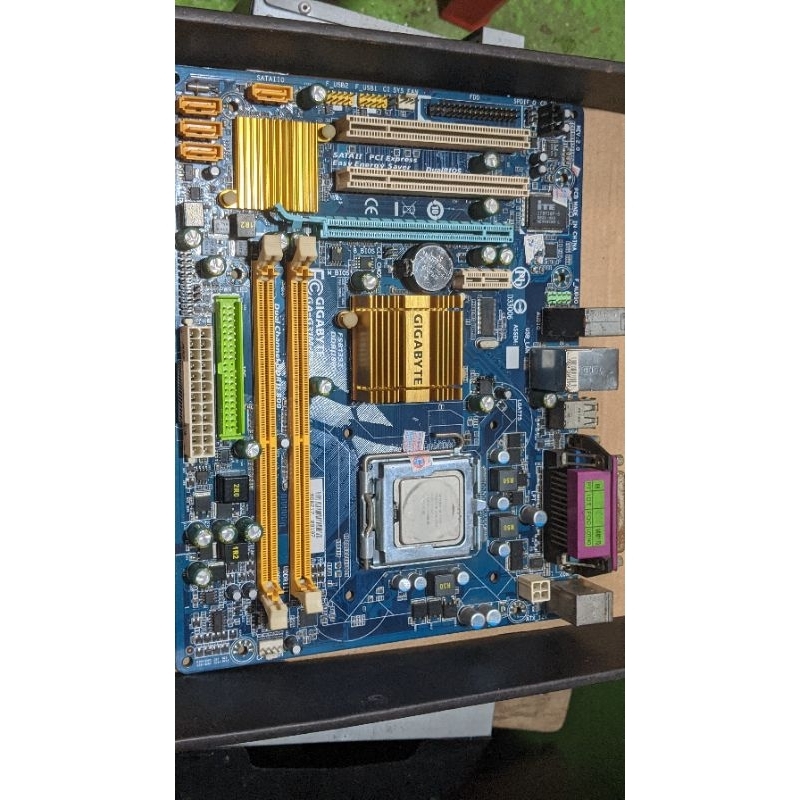 Main Gigabyte giga socket 775 771, G31 G41 P45 P35 chạy máy cnc tặng cpu 775
