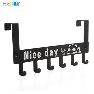 Móc treo quần áo gắn sau cửa nice day 6 chấu Hobby home decor MTGC