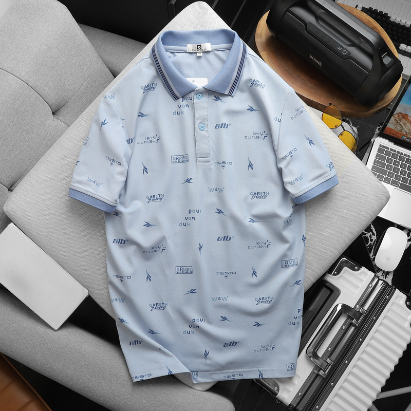 Áo thun nam hoạ tiết BIG SIZE 3xl 93kg thoải mái, áo phông áo polo nam cotton cao cấp