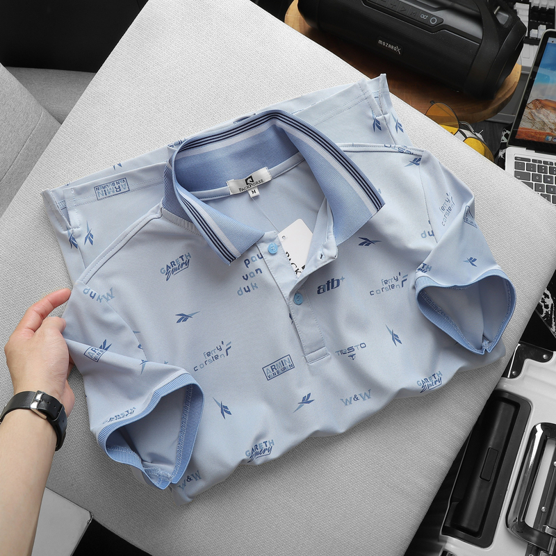 Áo thun nam hoạ tiết BIG SIZE 3xl 93kg thoải mái, áo phông áo polo nam cotton cao cấp