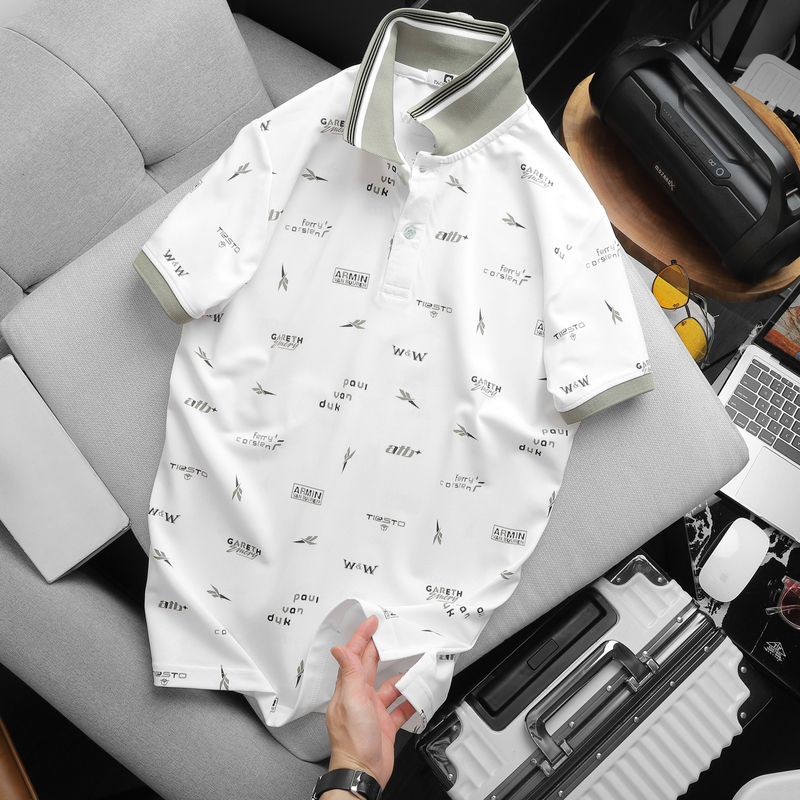 Áo thun nam hoạ tiết BIG SIZE 3xl 93kg thoải mái, áo phông áo polo nam cotton cao cấp