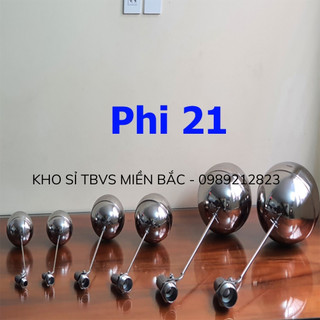 Van phao cơ inox 21,27,34