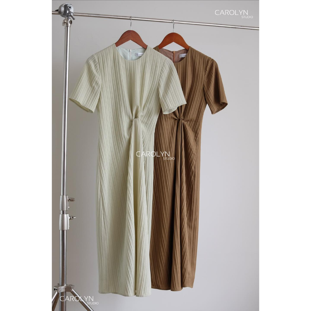 Váy body nhún eo dáng dài Carolyn HELLY