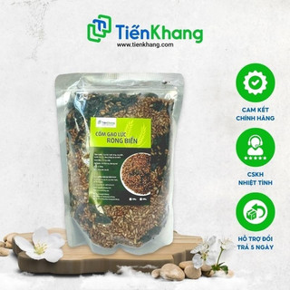 Cốm Gạo Lứt Sấy Rong Biển - Bịch - Hỗ trợ giảm cân, đồ chế biến sẵn, ăn nhanh