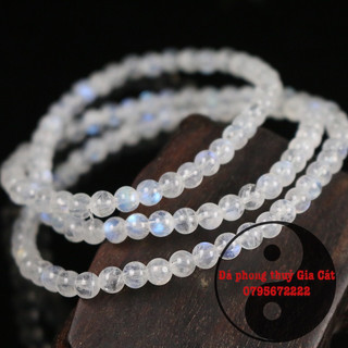 vòng tay moonstone mặt trăng quấn 3 5a vòng 6 li siêu đẹp hàng đẹp mịn