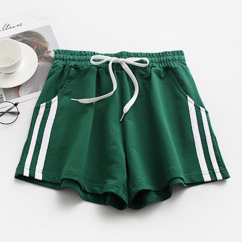 Quần đùi thun nữ cotton co giản 4 chiều