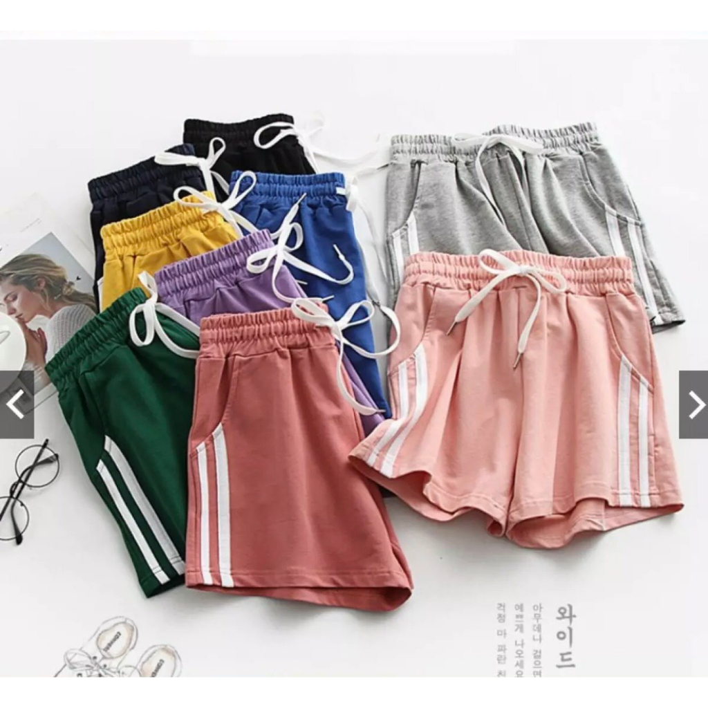 Quần đùi thun nữ cotton co giản 4 chiều