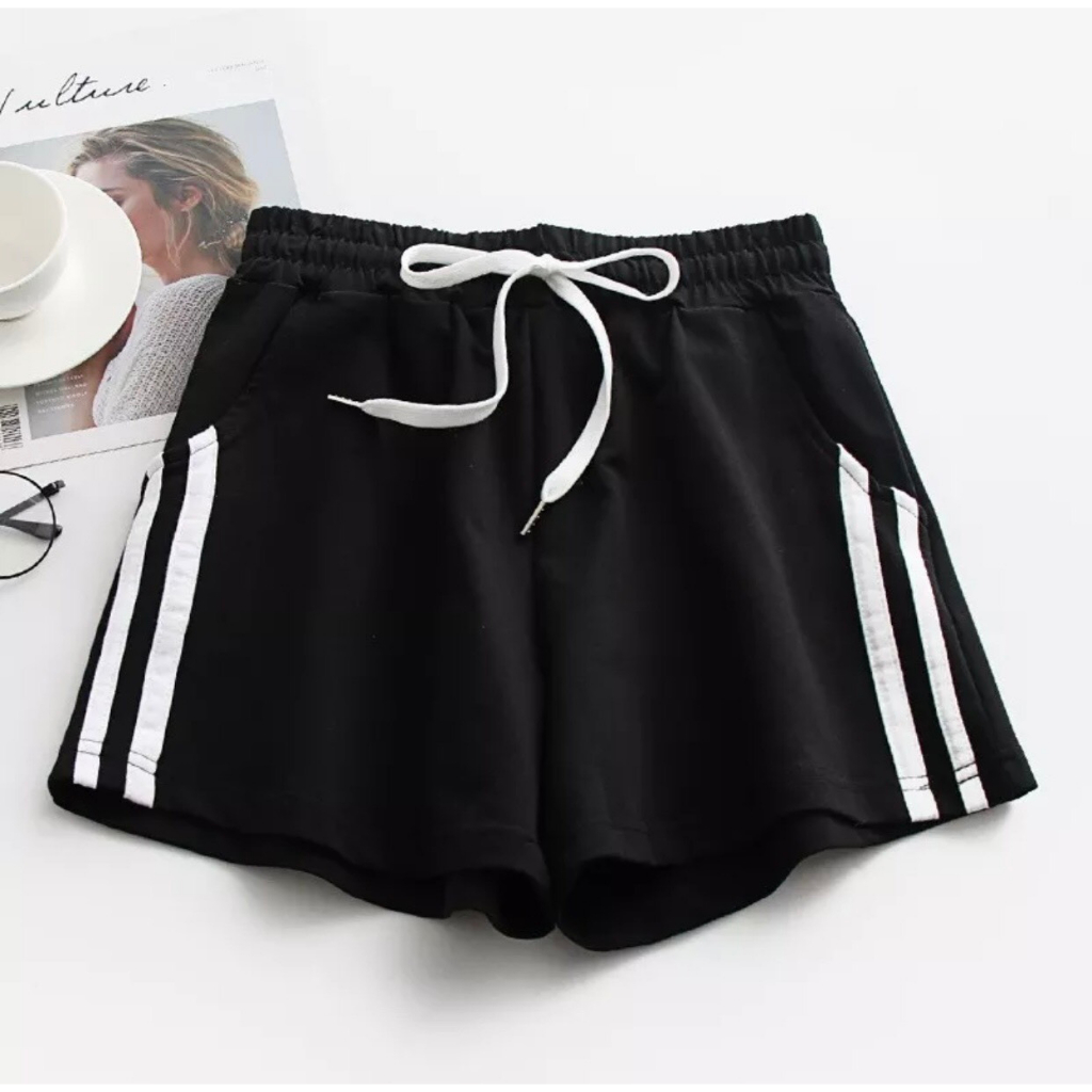 Quần đùi thun nữ cotton co giản 4 chiều