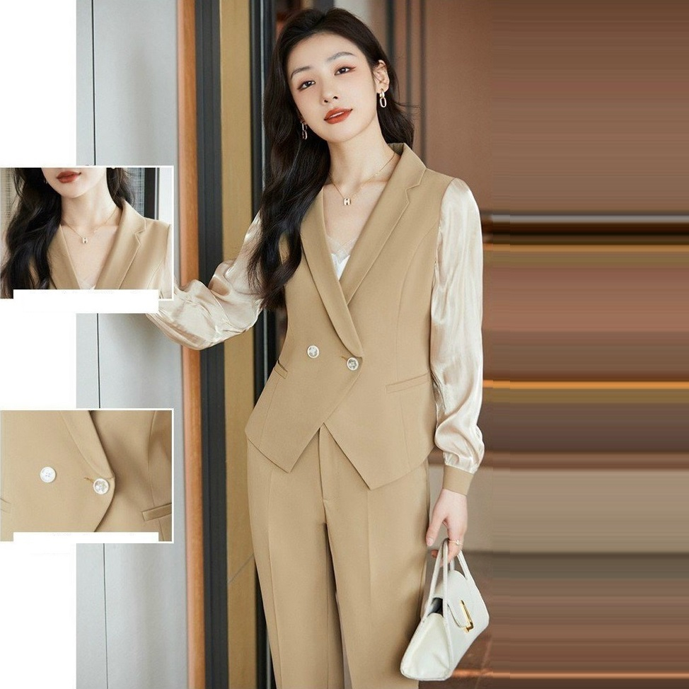 HÀNG NHẬP - SET VEST NỮ ÁO VEST CÁCH ĐIỆU VÀ QUẦN DÀI 4004