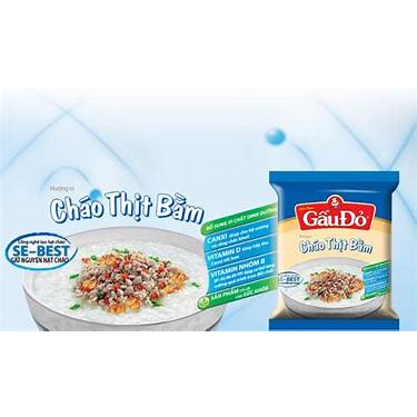 Cháo thịt bằm Gấu Đỏ gói 50g