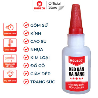 Keo Dán Đa Năng Siêu Dính Mọi Chất Liệu Cực Mạnh - Dán Gỗ Thuỷ Tinh Kim Loại Sắt Gốm Sứ Nhựa Vải - Mẫu Mới 2022 - Modeco
