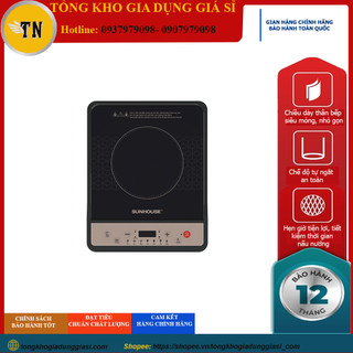 BẾP TỪ ĐƠN SUNHOUSE SHD6160, Bếp từ đơn mini cảm ứng
