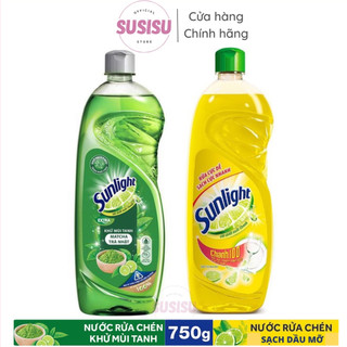 Nước rửa chén sunlight khử mùi tanh 730ml